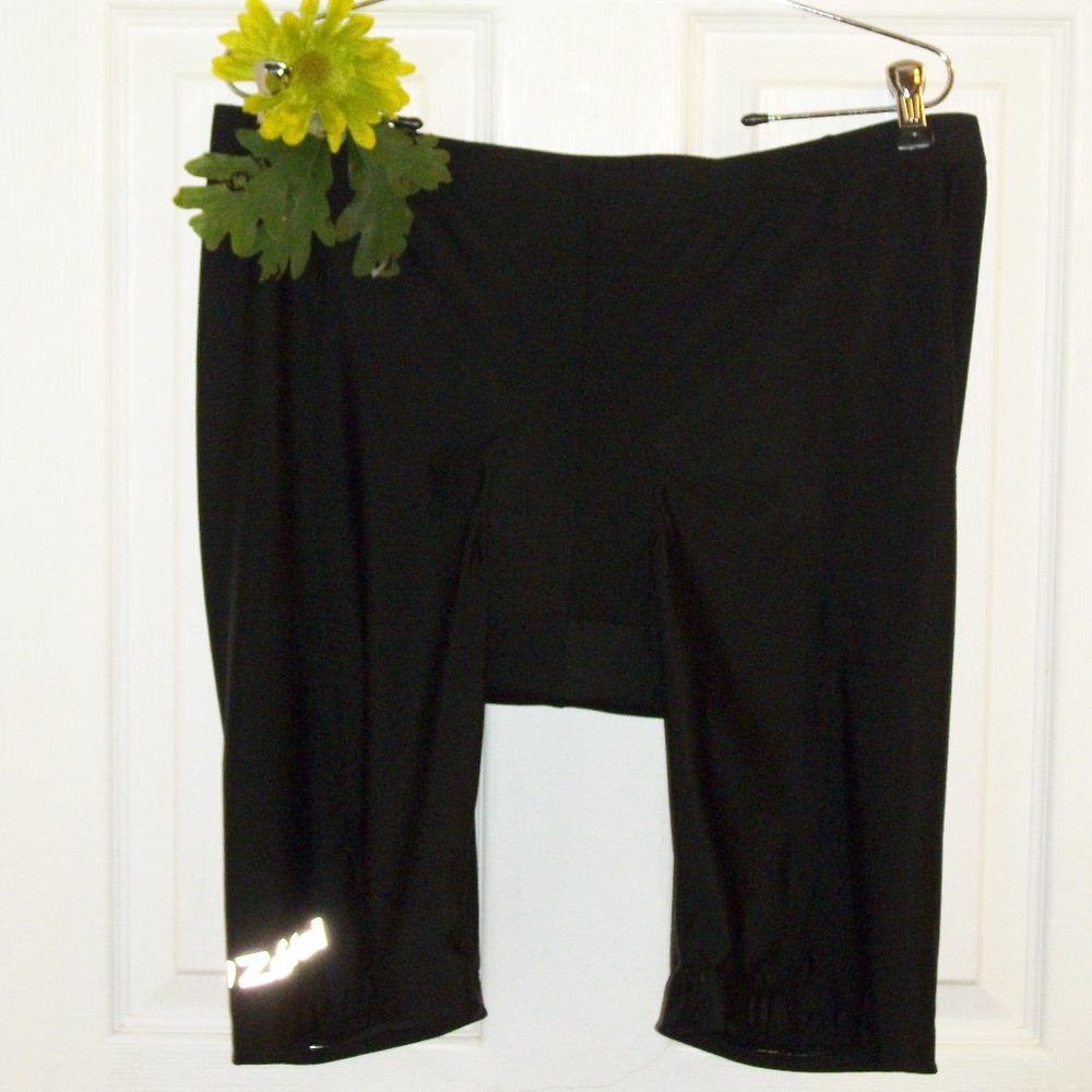 Zefal Men's Black Cycling Shorts XL-XXL Padded Compression Stretch Bicycle NWOT